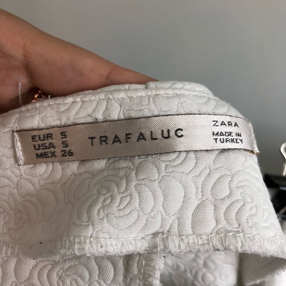 Zara Trafaluc White Wrap Skirt - Picture 3 of 5